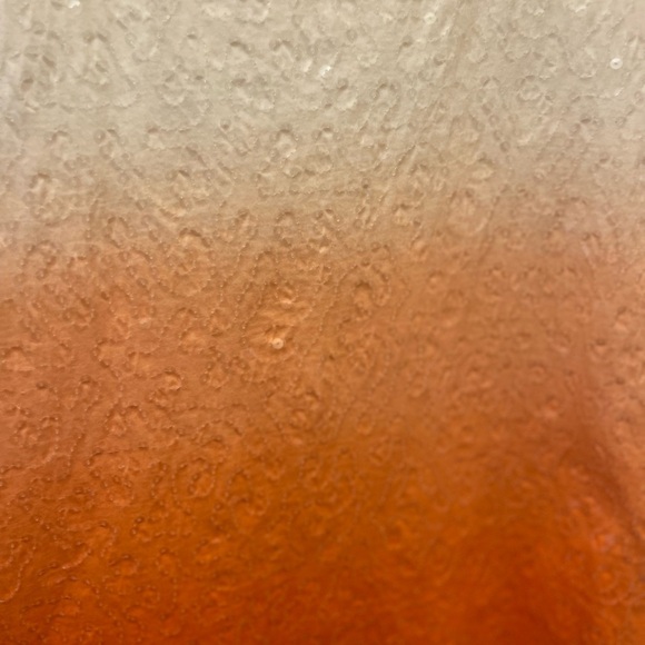 Ana Sequined Orange,Peach & Cream Ombré Sleeveless Top Size XS - Picture 4 of 5